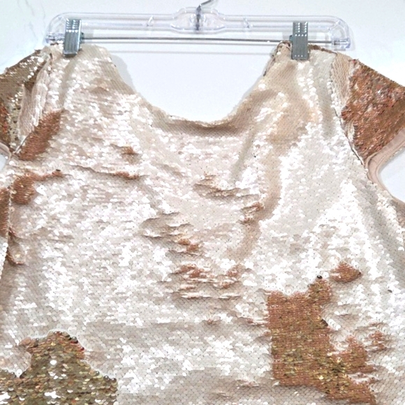 Gold Sequin Dress Size Xl - Picture 10 of 10